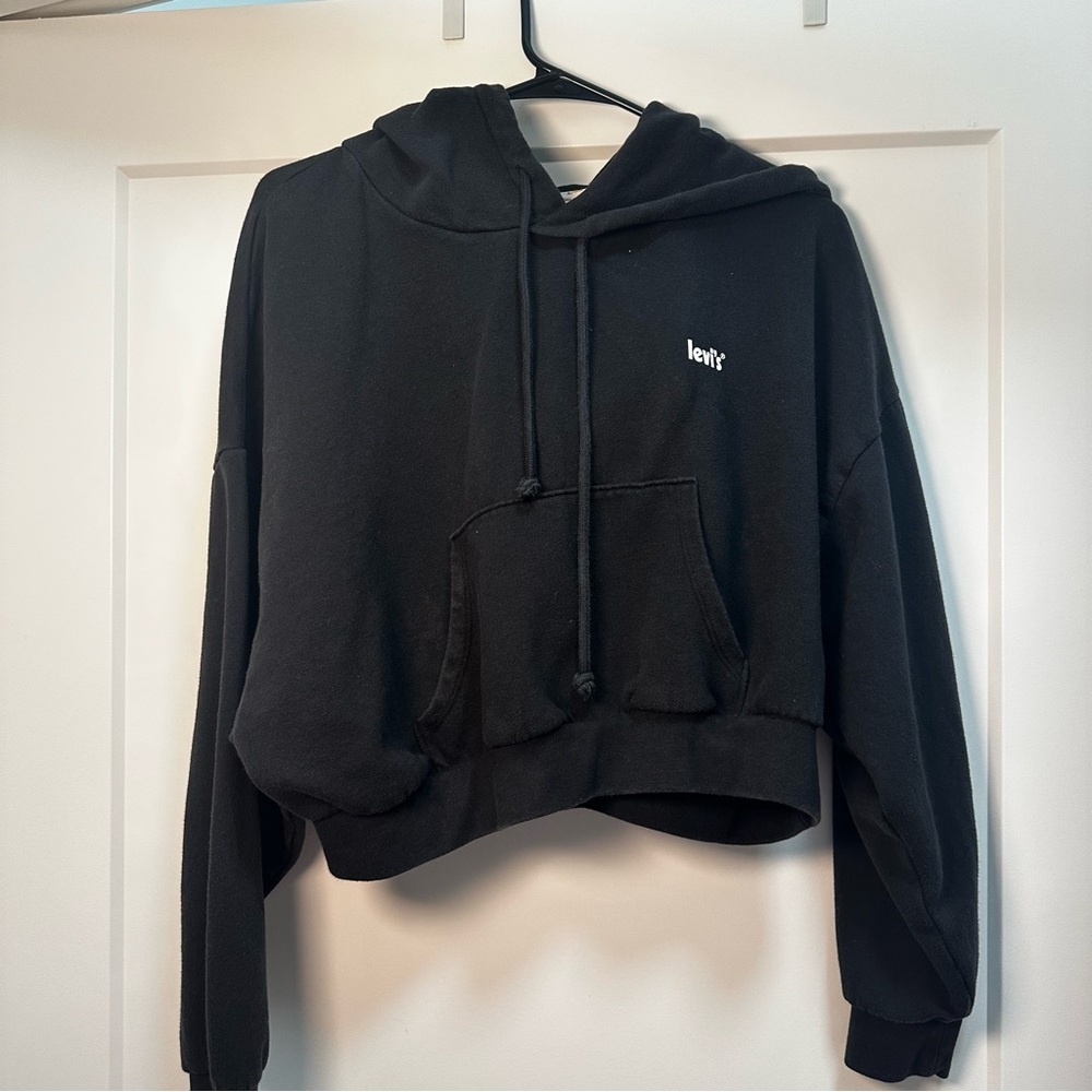 Levi's Black Hoodie with Logo